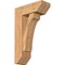 Ekena Millwork Legacy Slat Smooth Bracket w/ Offset Brace, Western Red Cedar, 7 1/2"W x 20"D x 32"H BKT0806X20X32LEC06SWR - alternate 1